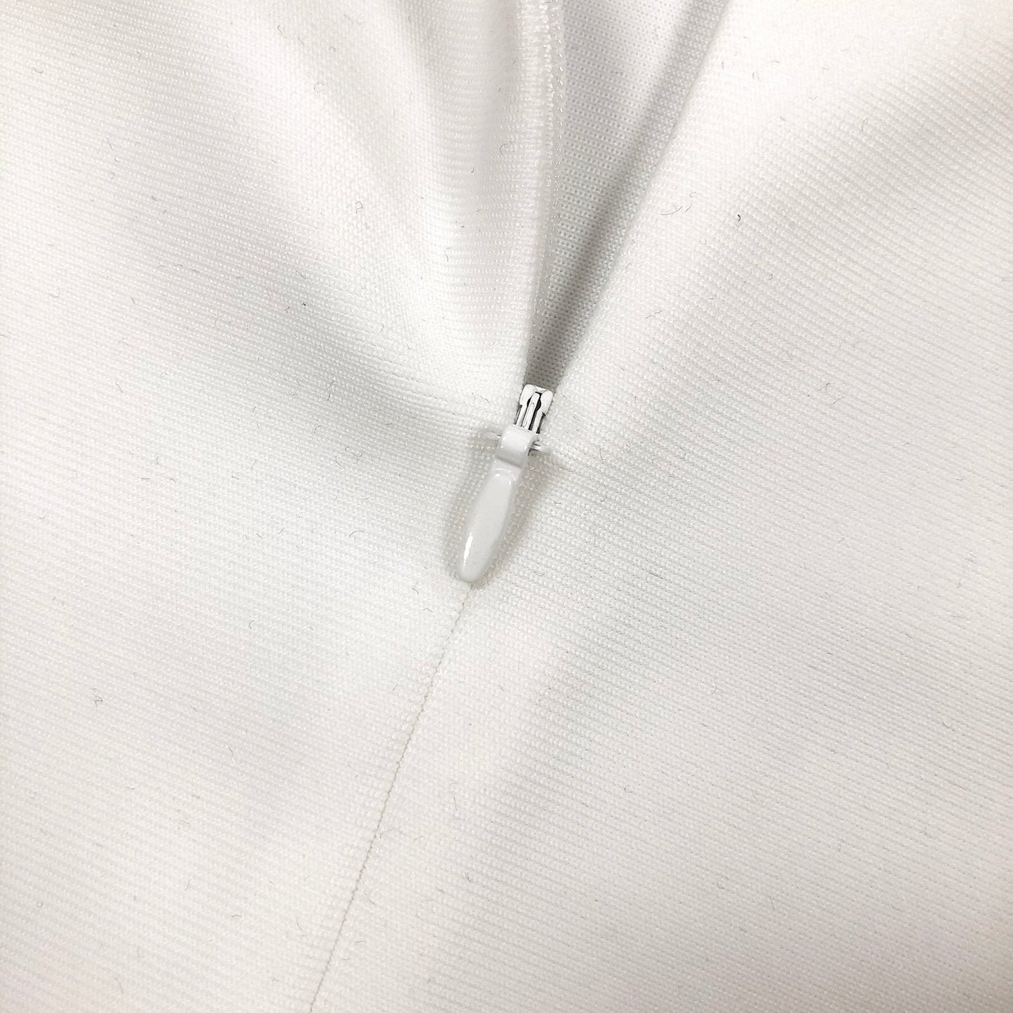 Off-Shoulder pearl embellished bodycon maxi dress in white