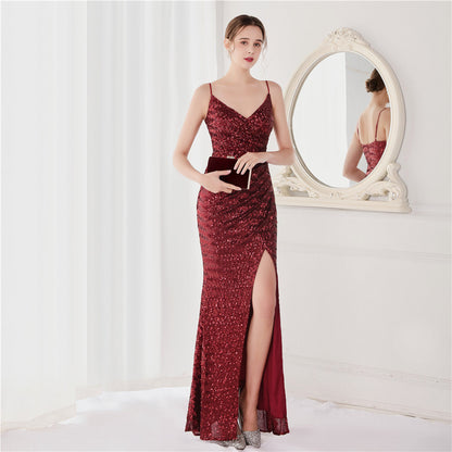 Sequin Fishtail Formal Dress