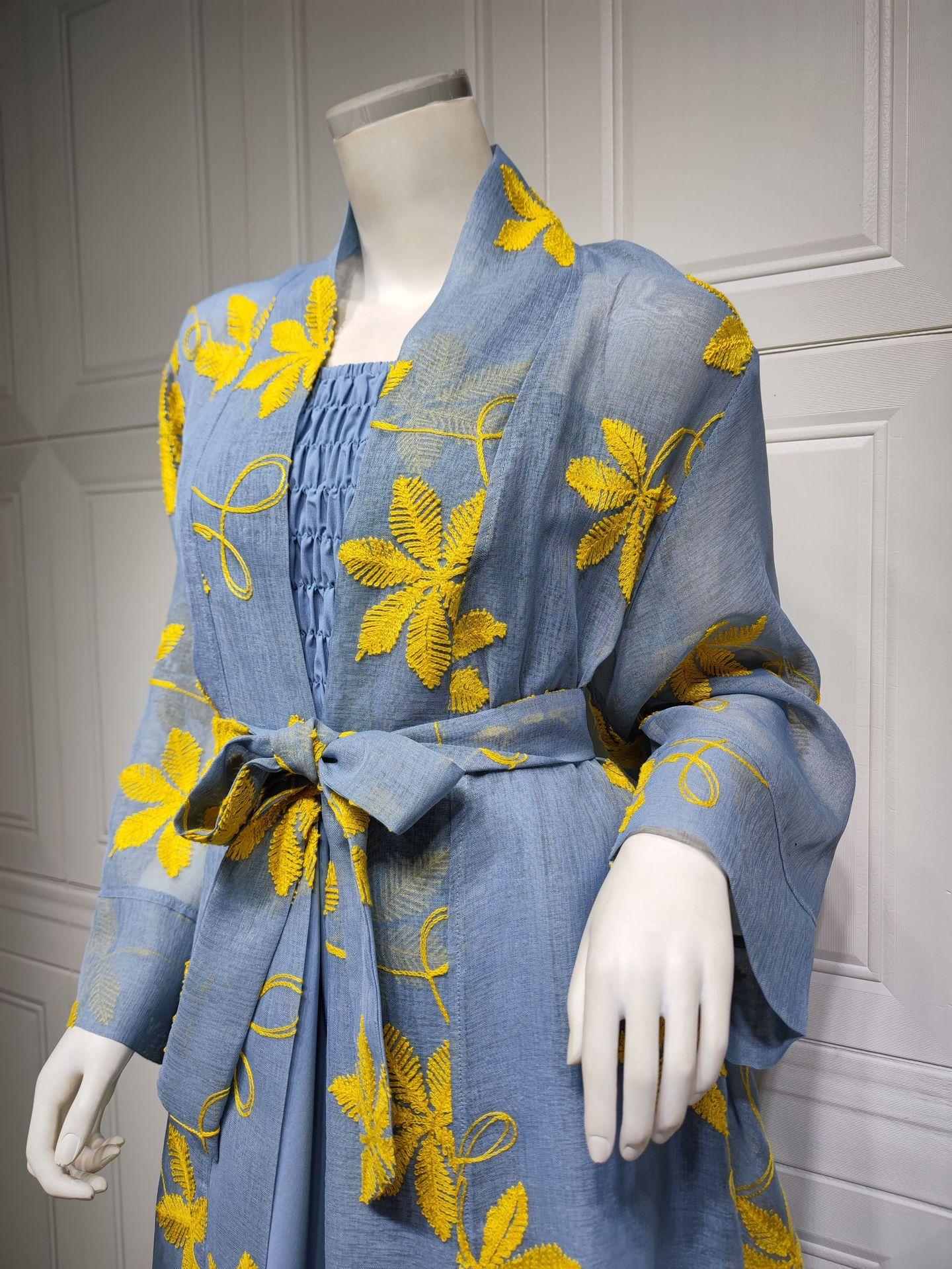 2pcs Inner Dress  with Cardigan