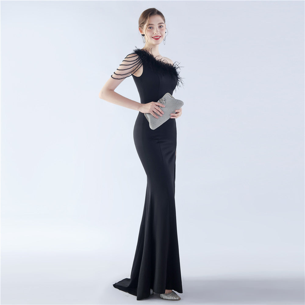 Exhibition and Wedding Evening Formal Gown