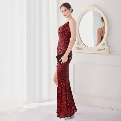 Sequin Fishtail Formal Dress