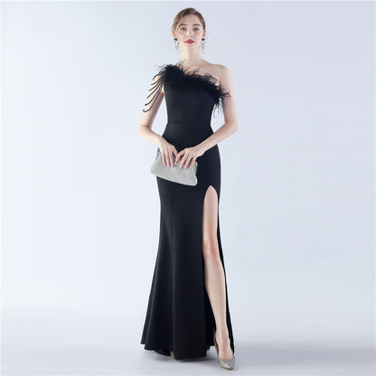 Exhibition and Wedding Evening Formal Gown