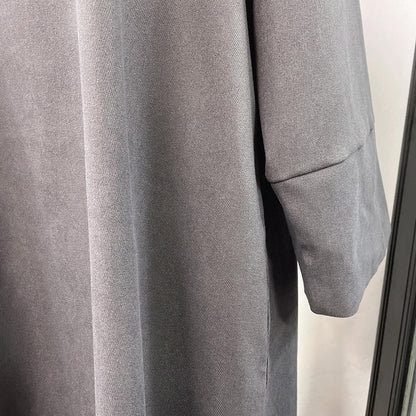 Solid Color Tunic Dress