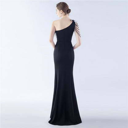 Exhibition and Wedding Evening Formal Gown