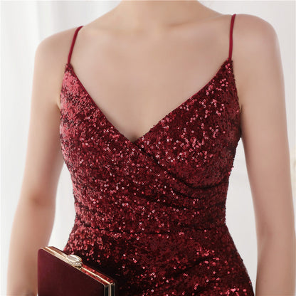 Sequin Fishtail Formal Dress