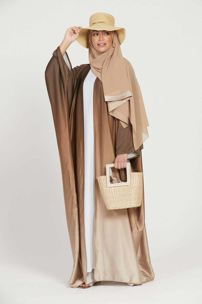 Loose Gradient Cardigan Abaya