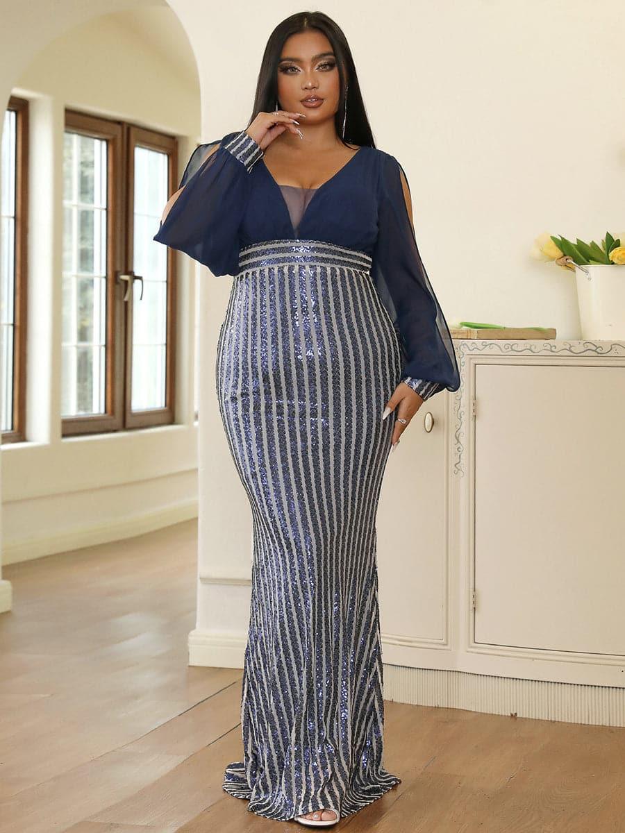 Mermaid Cutout Prom Dress