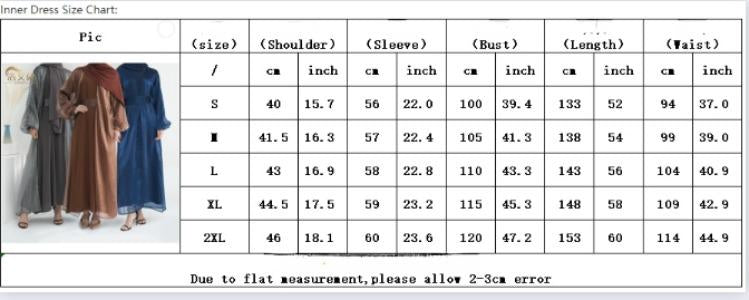 3 Pcs Set Cardigan+Inner Dress+Hijab