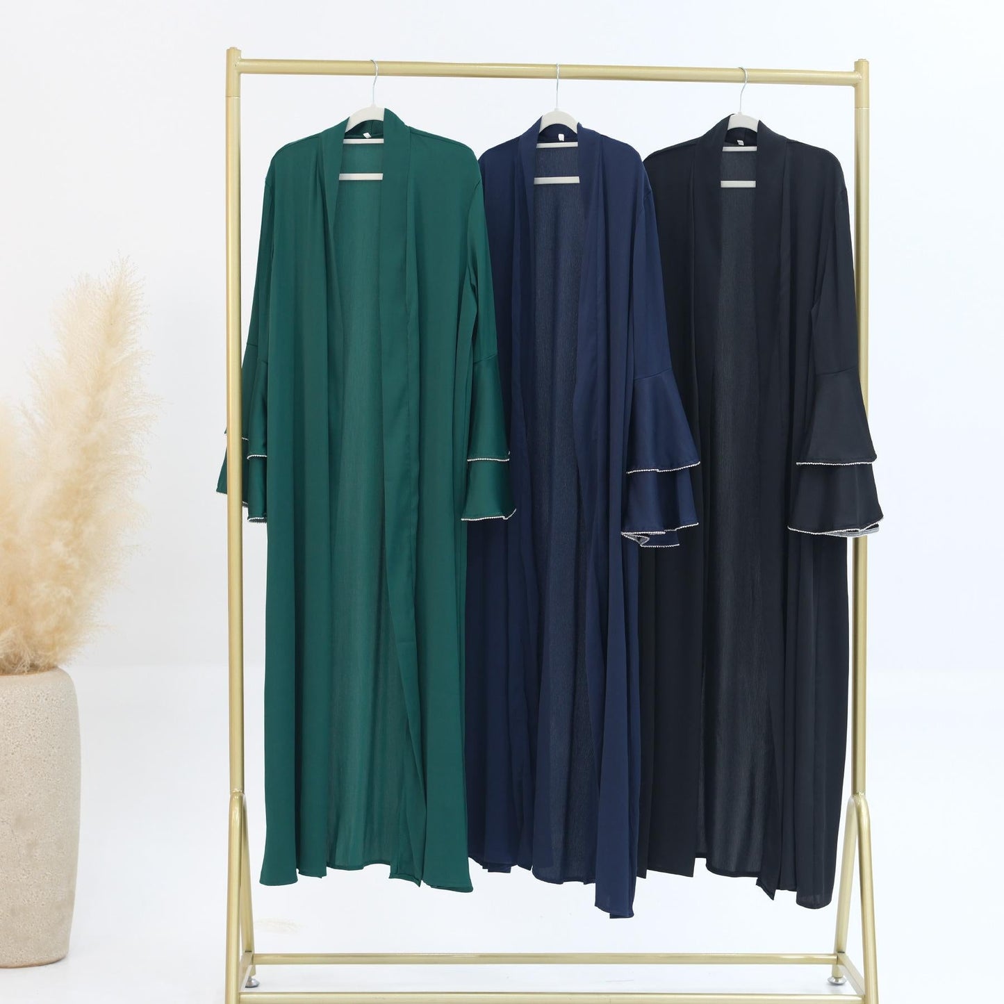 Set 3 pezzi Cardigan in raso + abito interno + cintura speciale