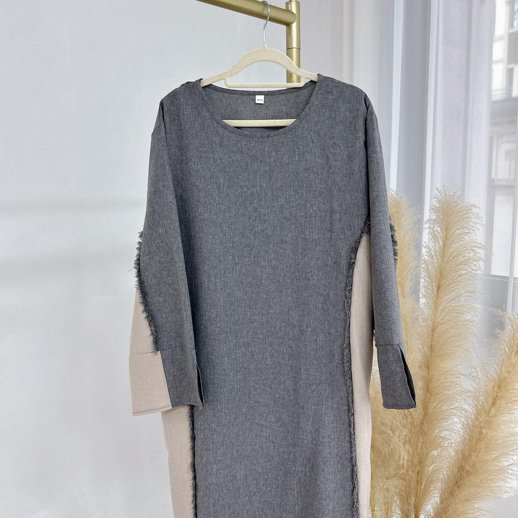 Stylish Patchwork Robe - Cardigan and Dress Style