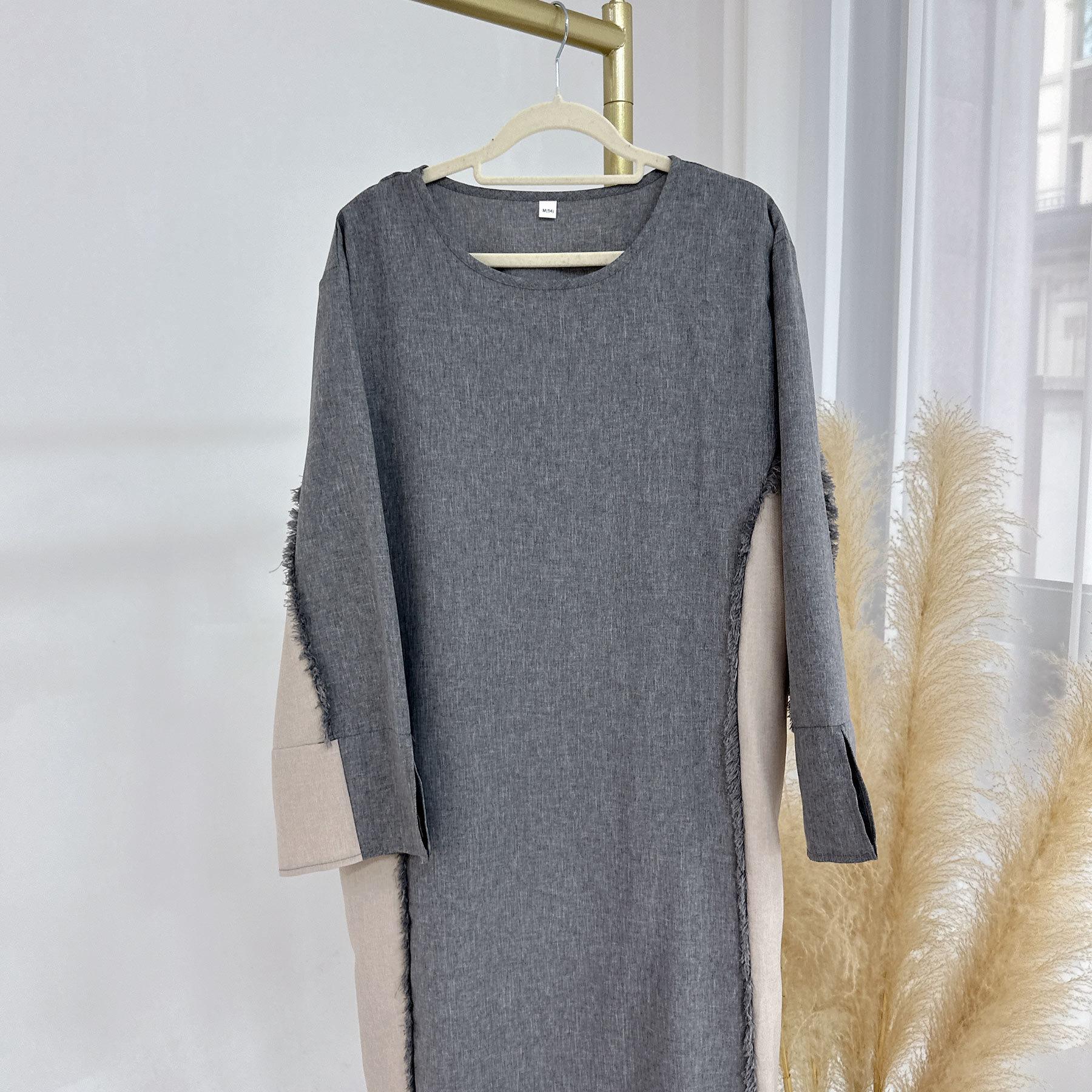 Stylish Patchwork Robe - Cardigan and Dress Style