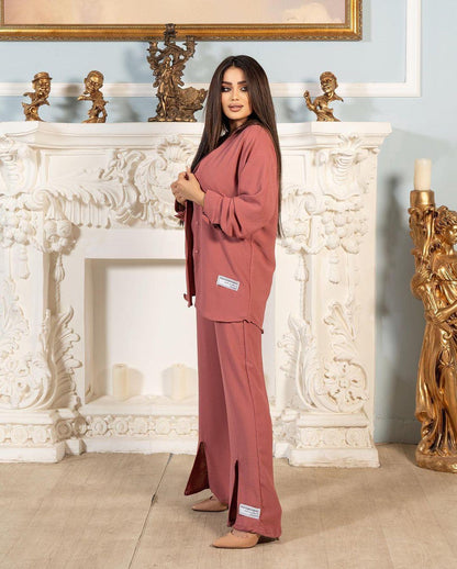 3pcs Set Long Sleeved Shirt Vest and Pants