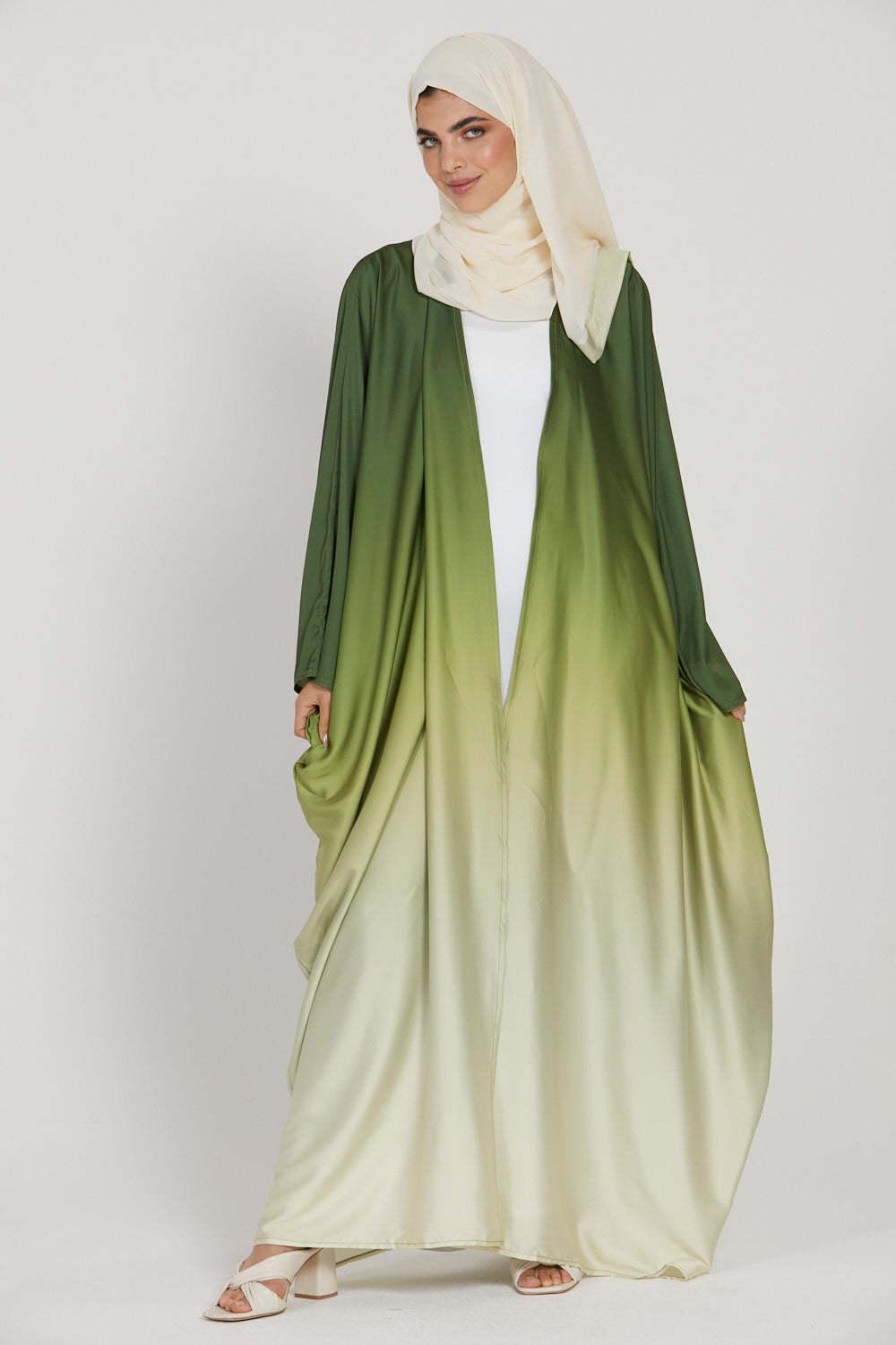 Loose Gradient Cardigan Abaya