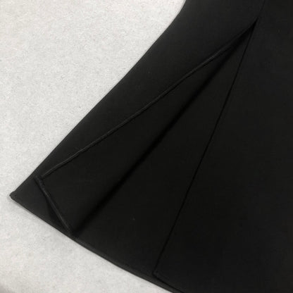 crystal embellished One-Sleeve Cut-Out Maxi Dress in black
