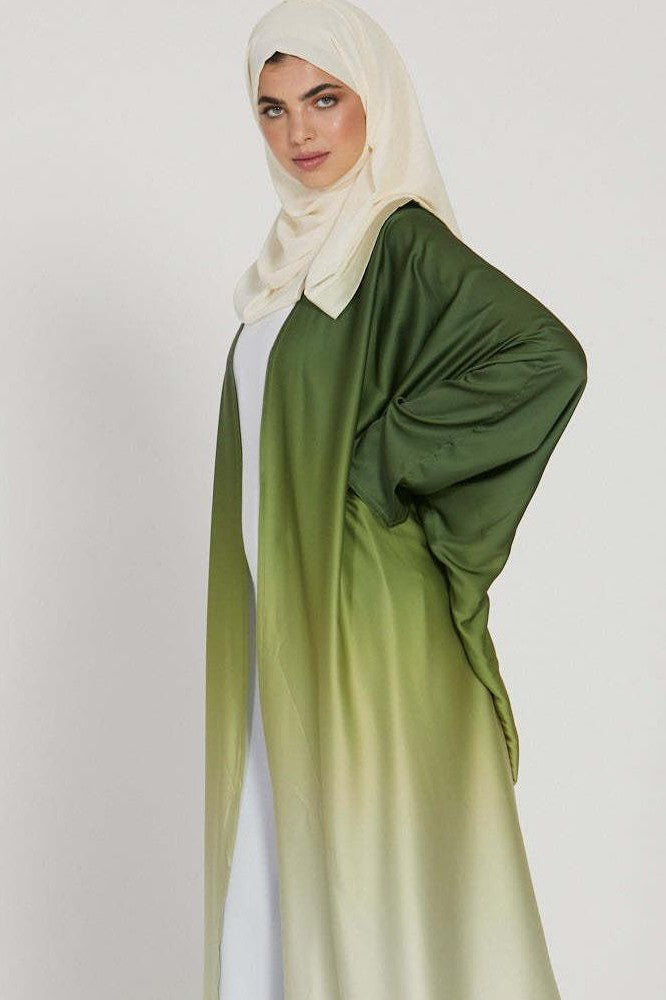 Loose Gradient Cardigan Abaya