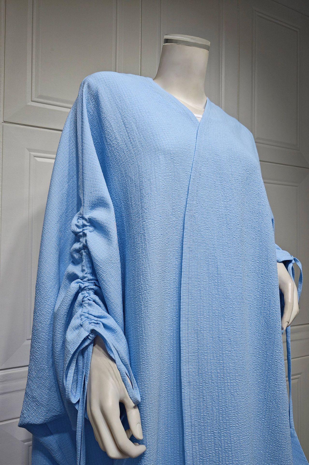 Muslim Solid Bat Sleeves Casual Cardigan