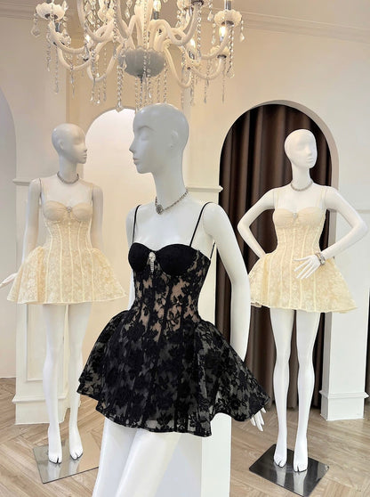 Camilla Corset Lace Mini Dress