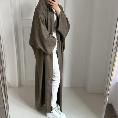 Casual Solid Color Casual Plus Size Cardigan