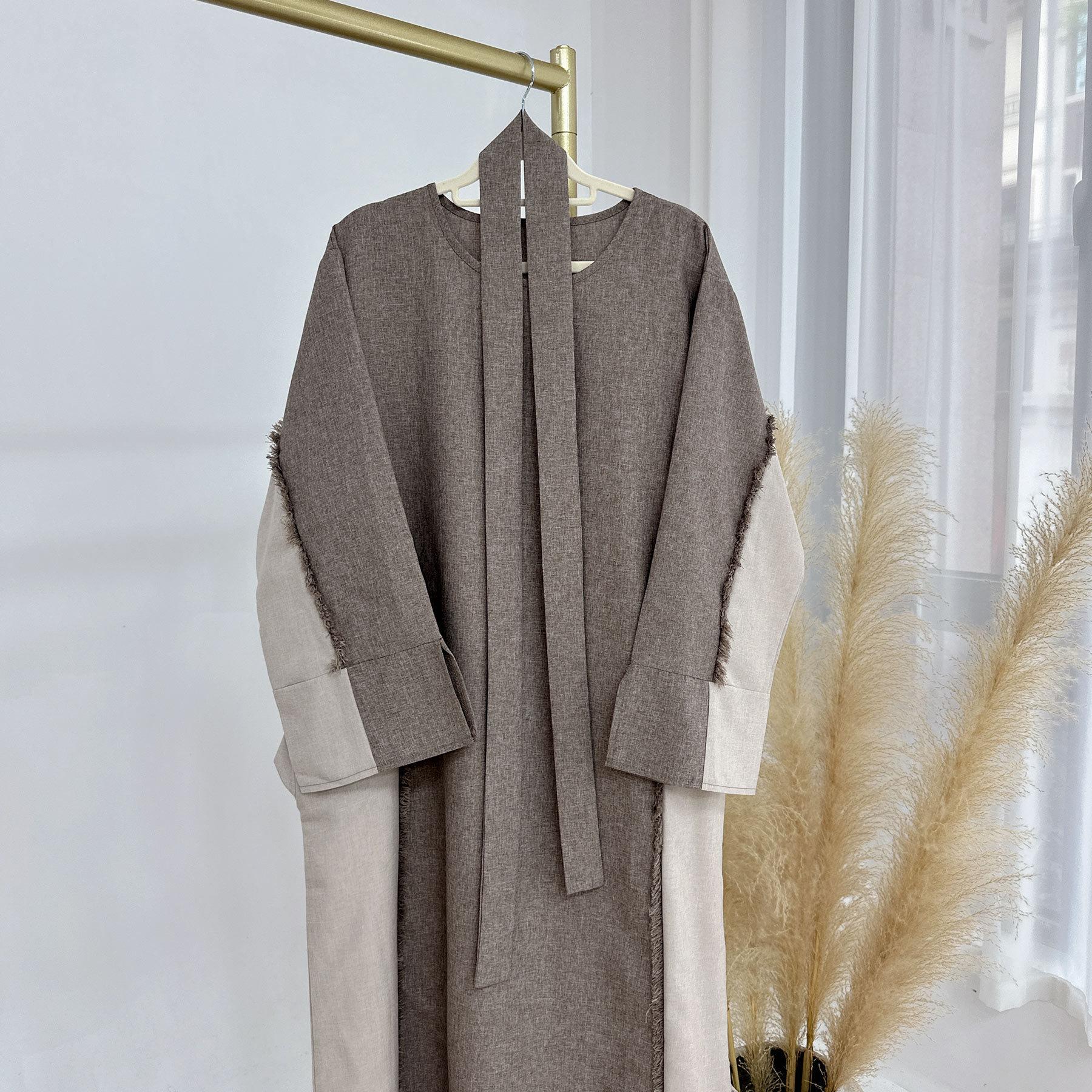 Stylish Patchwork Robe - Cardigan and Dress Style