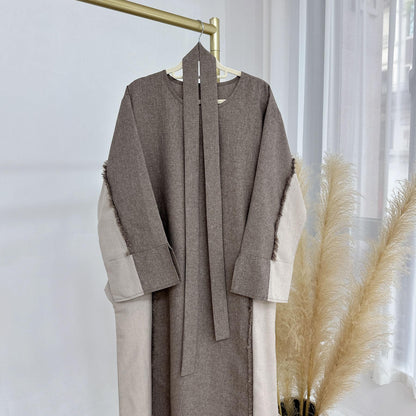 Stylish Patchwork Robe - Cardigan and Dress Style