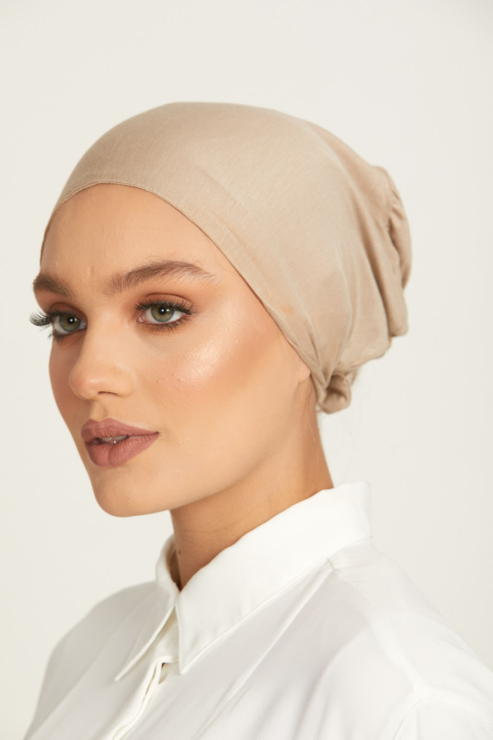 Premium Satin Lined Tie Back Hijab Caps