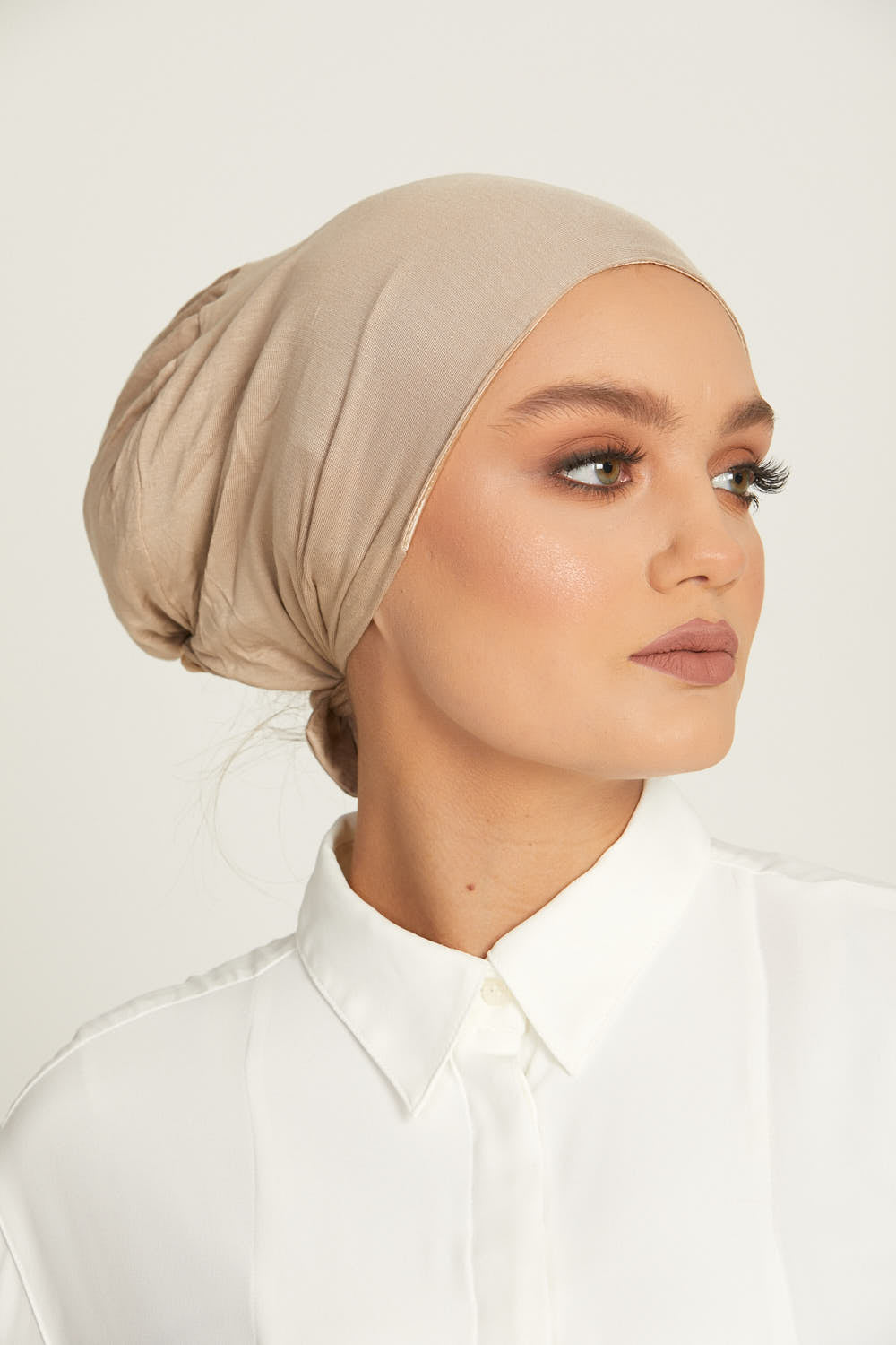 Premium Satin Lined Tie Back Hijab Caps
