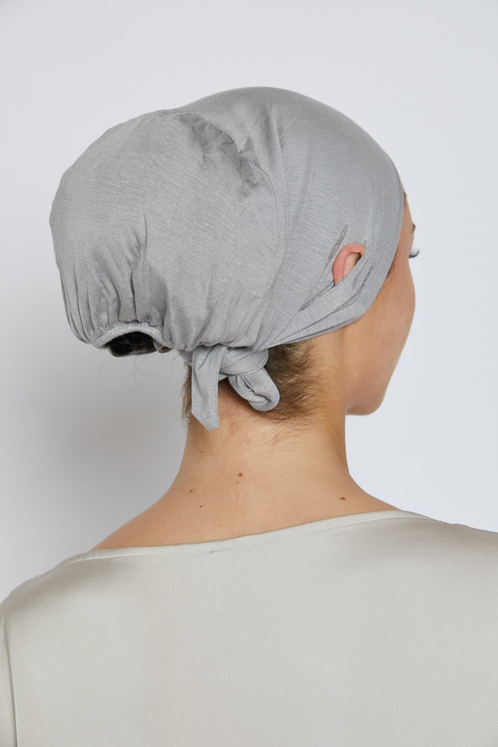 Slit Tie Back Hijab Caps