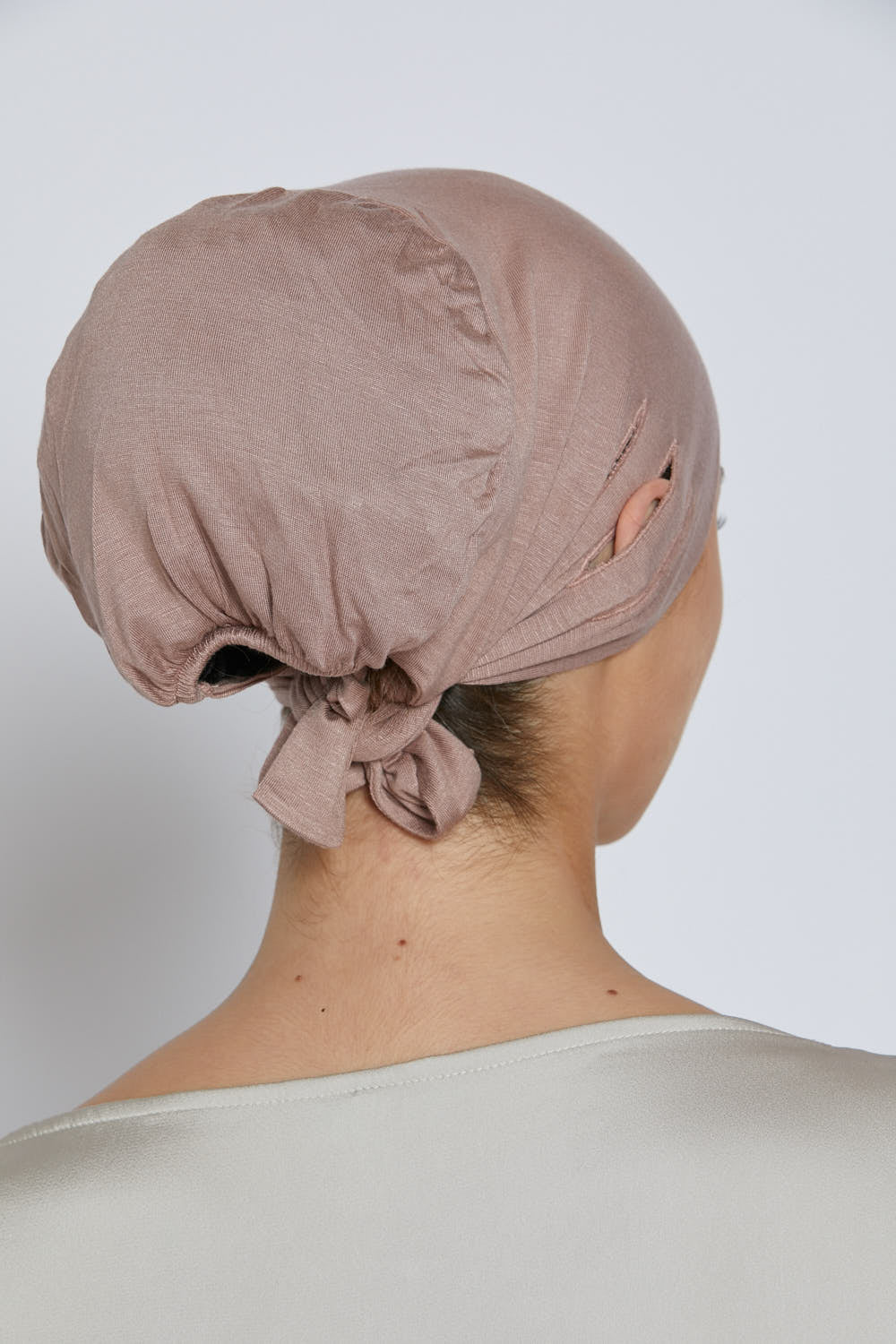 Slit Tie Back Hijab Caps