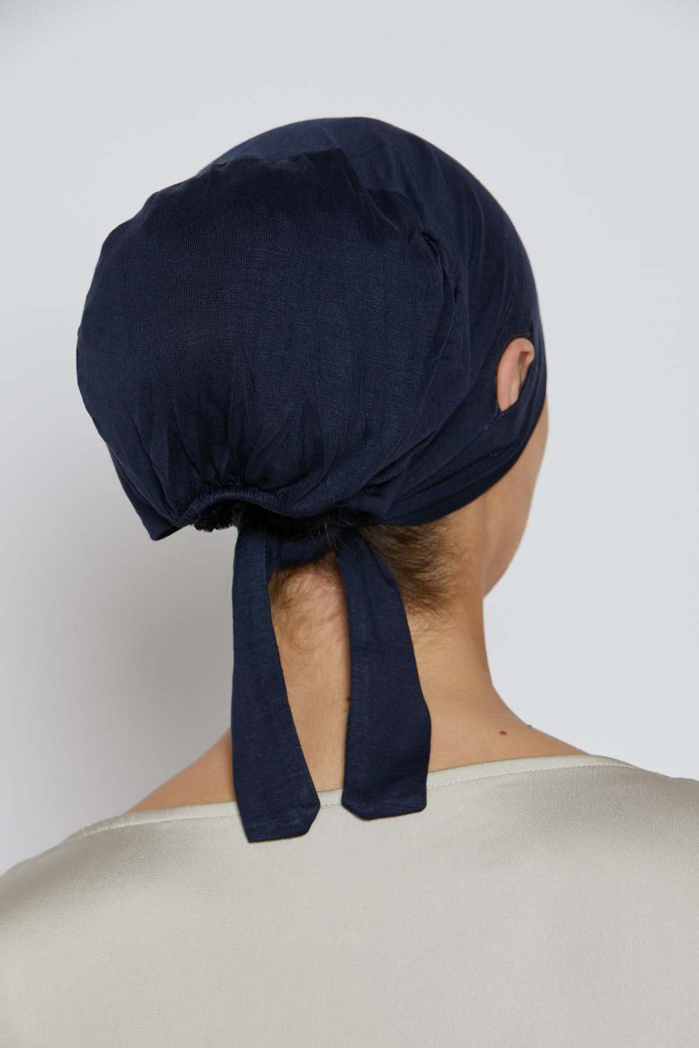 Slit Tie Back Hijab Caps
