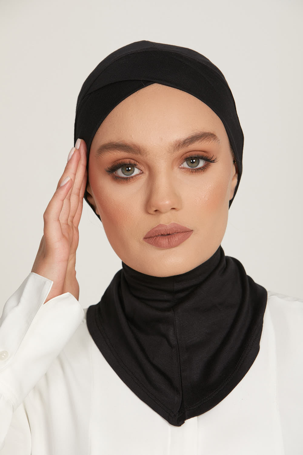 Full Coverage Criss Cross Hijab Caps