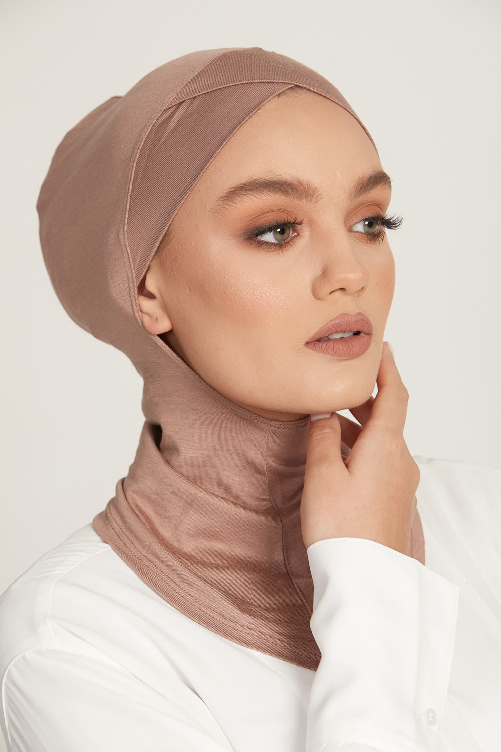 Full Coverage Criss Cross Hijab Caps