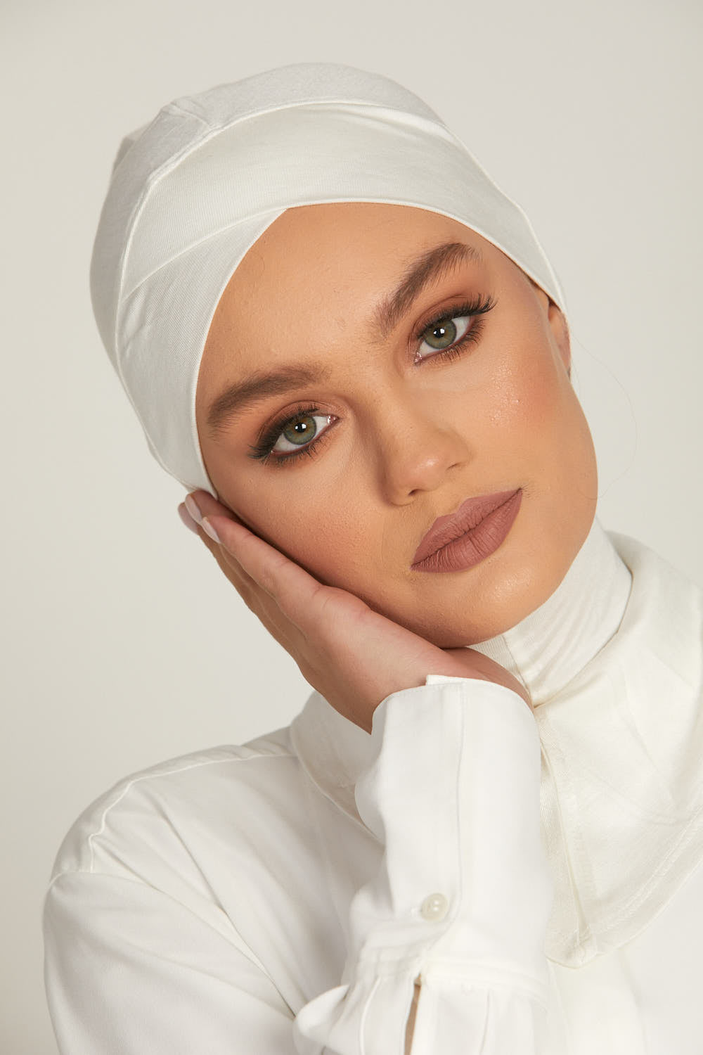 Full Coverage Criss Cross Hijab Caps
