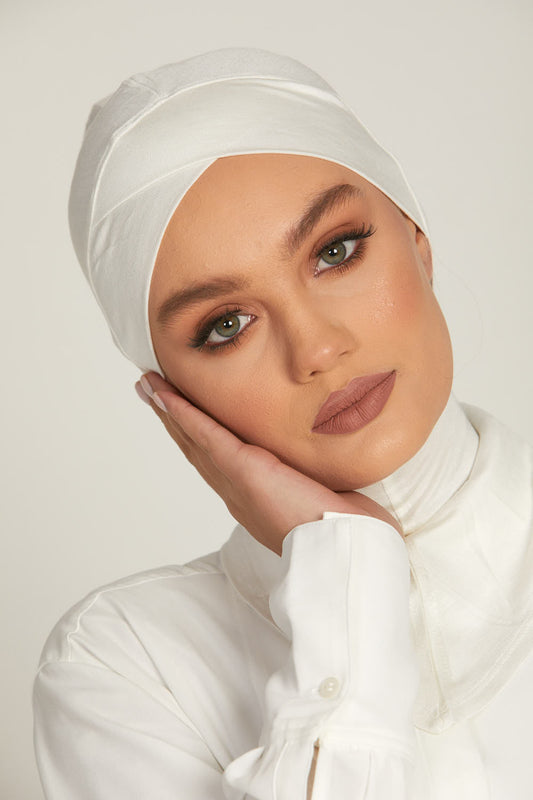 Full Coverage Criss Cross Hijab Caps