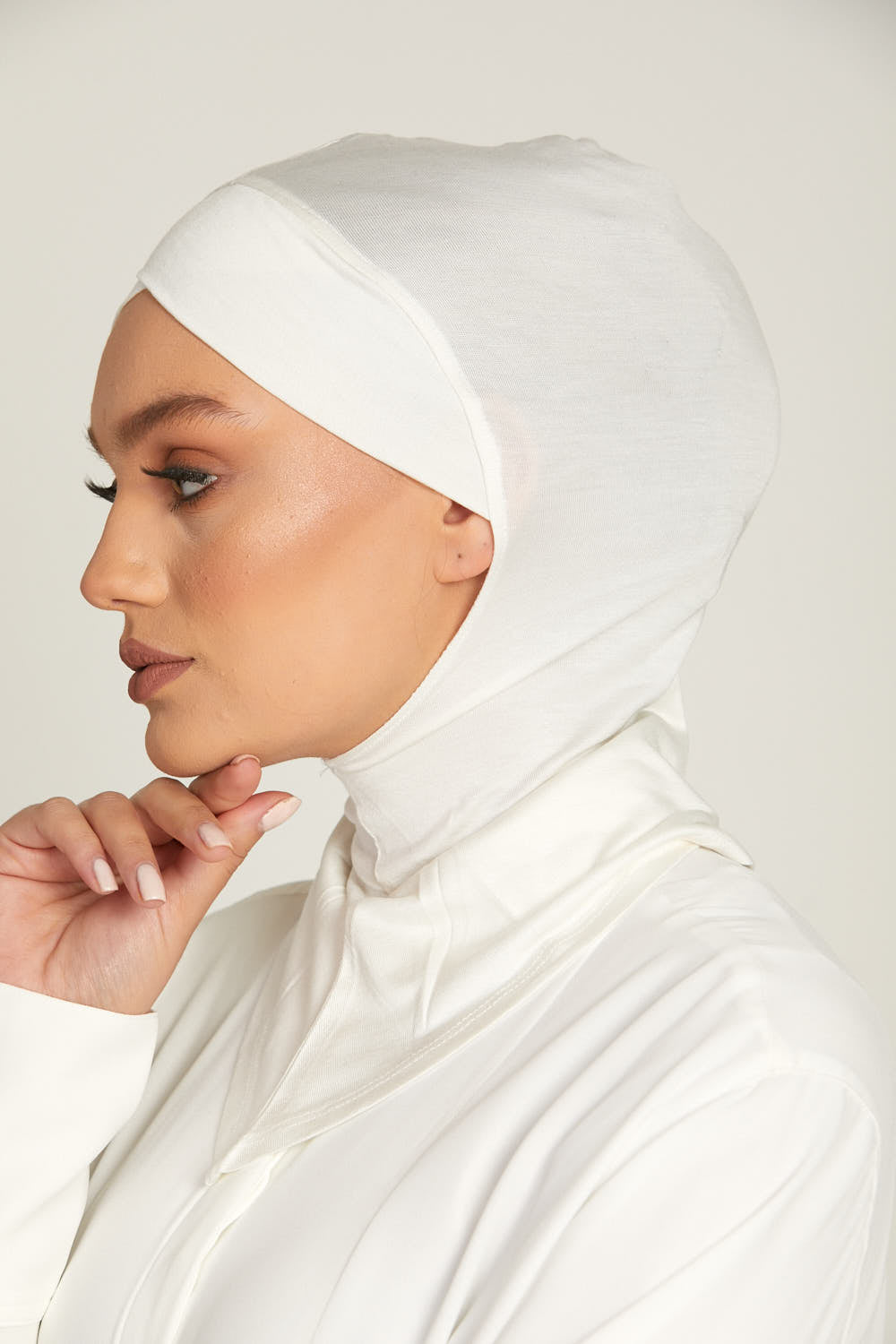 Full Coverage Criss Cross Hijab Caps