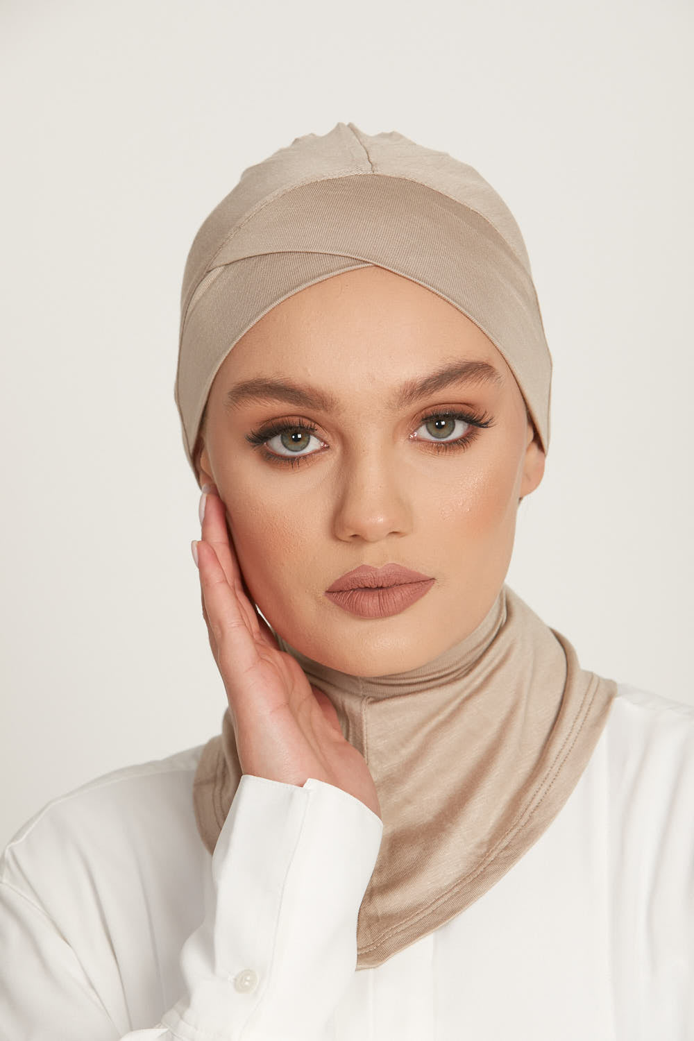 Full Coverage Criss Cross Hijab Caps