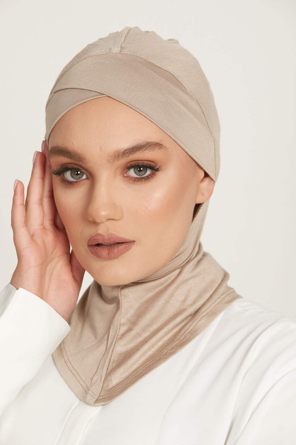 Full Coverage Criss Cross Hijab Caps