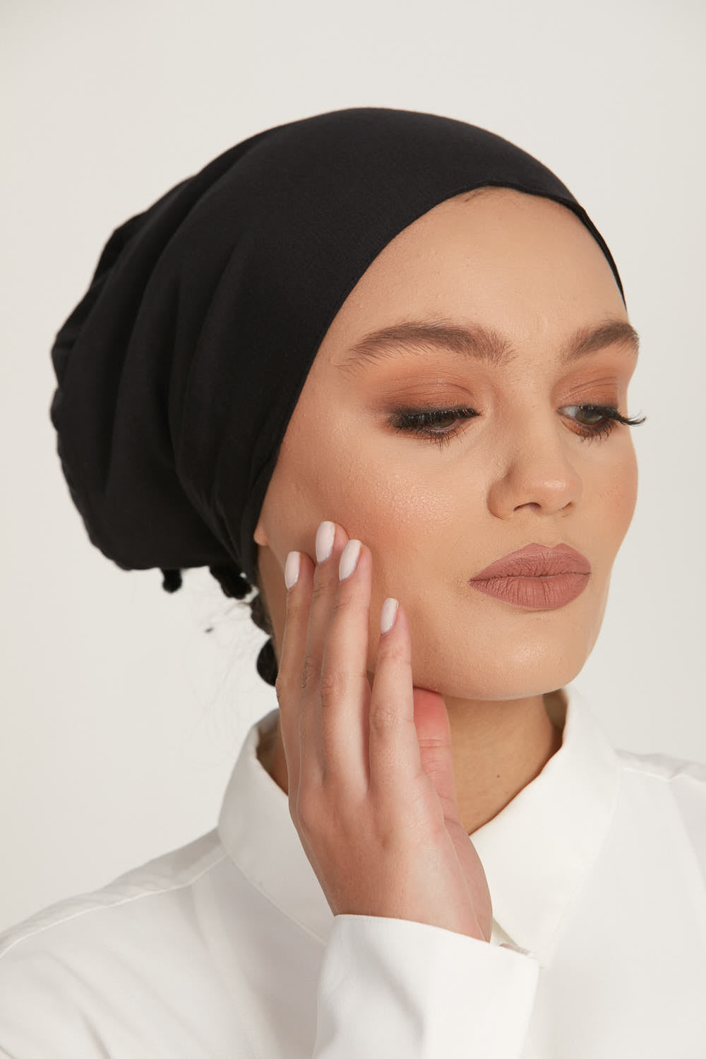 Premium Satin Lined Tie Back Hijab Caps