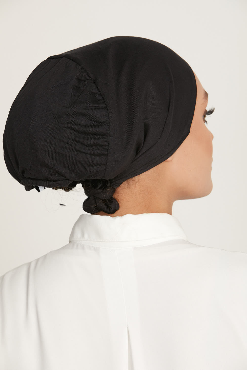 Premium Satin Lined Tie Back Hijab Caps