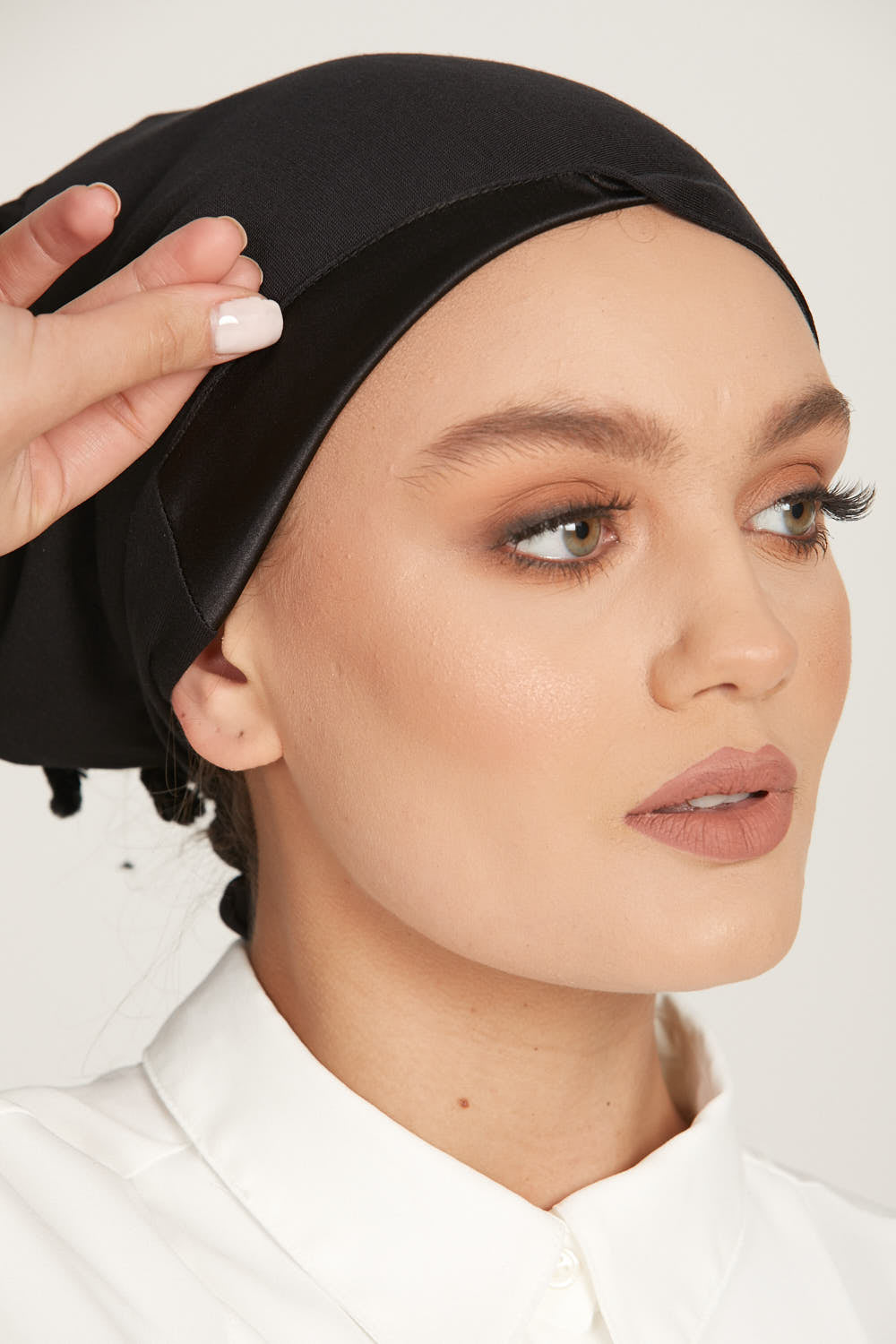 Premium Satin Lined Tie Back Hijab Caps