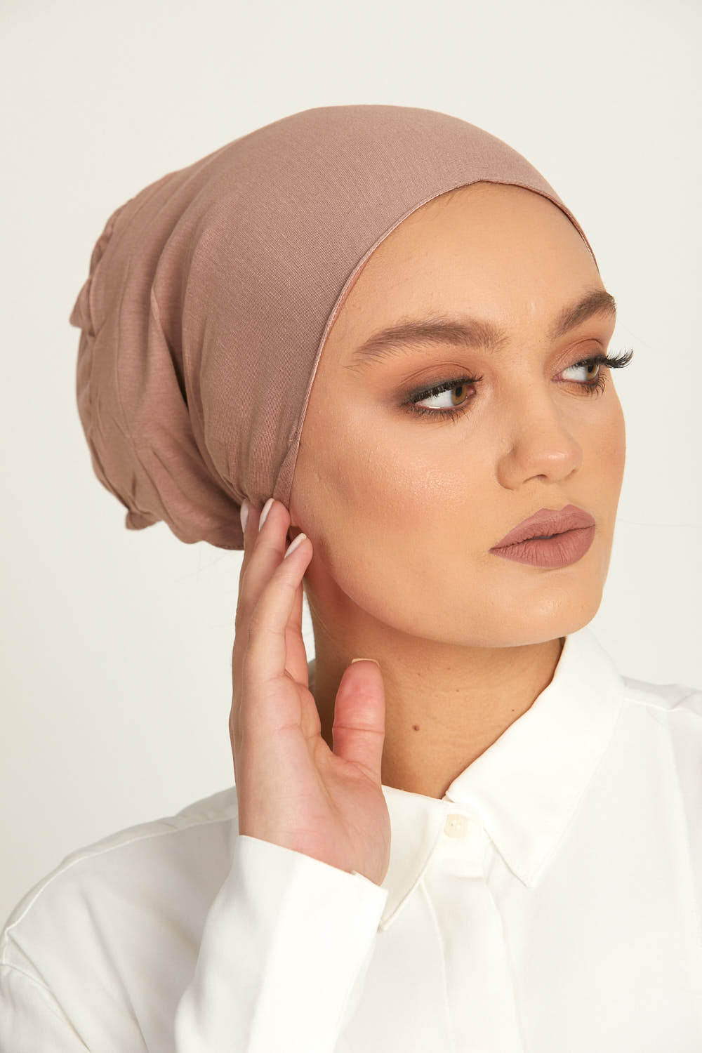 Premium Satin Lined Tie Back Hijab Caps