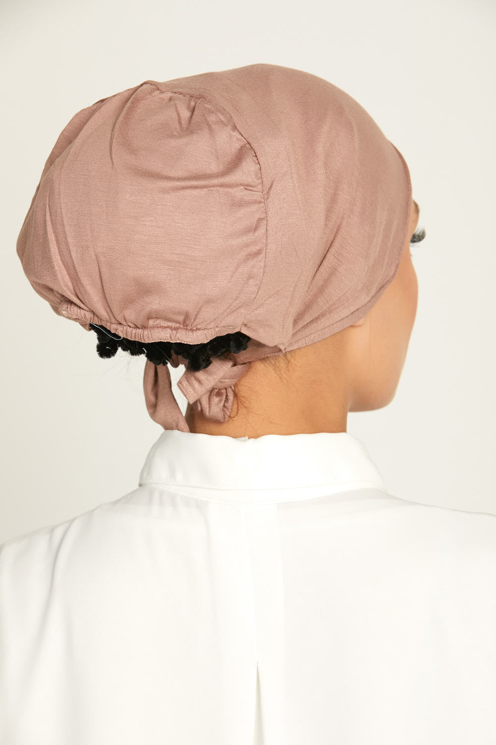 Premium Satin Lined Tie Back Hijab Caps
