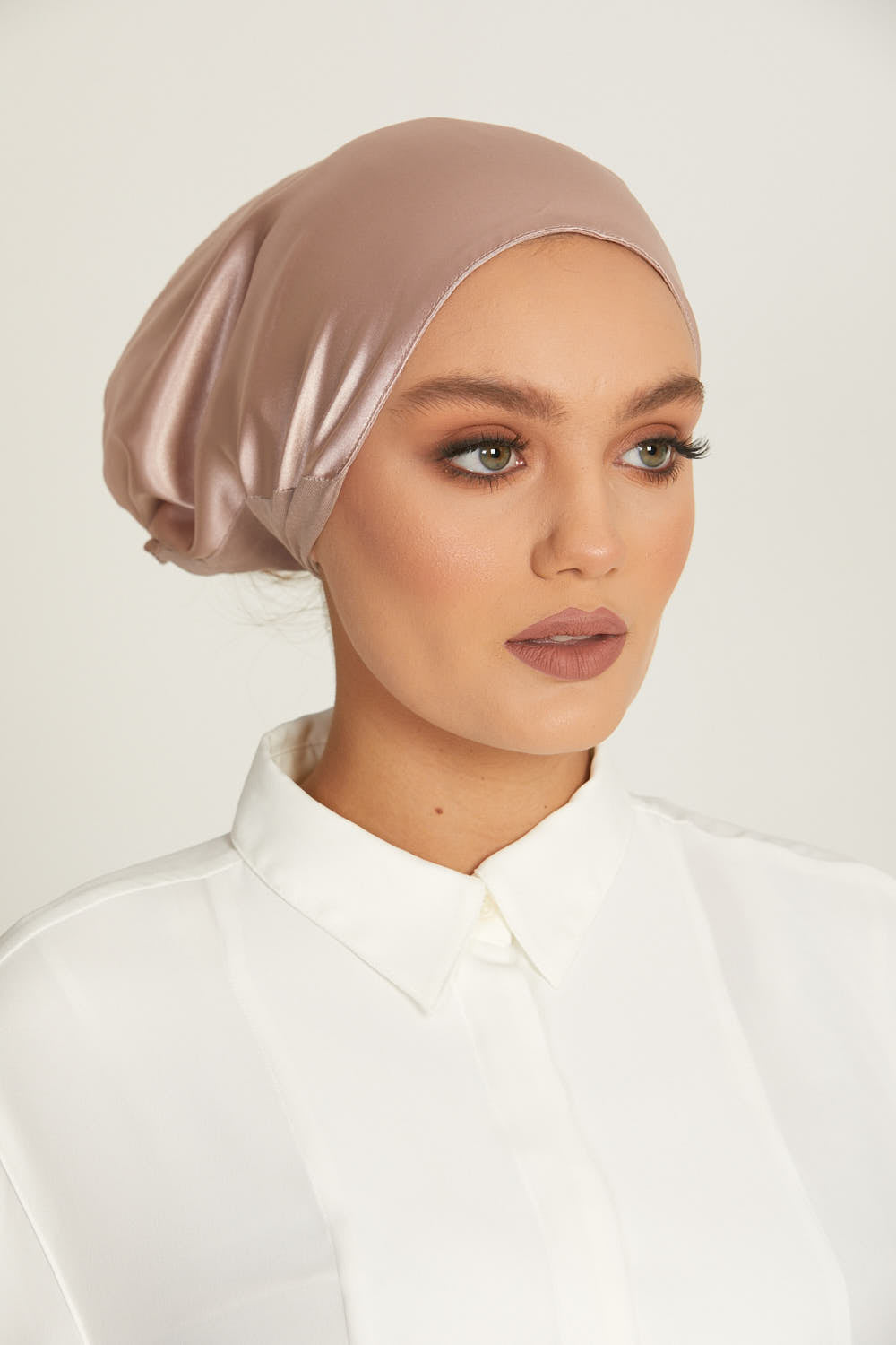 Premium Satin Lined Tie Back Hijab Caps