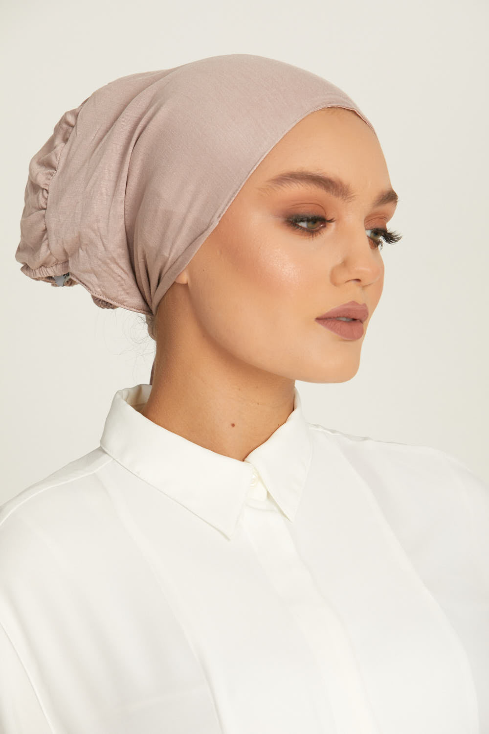 Premium Satin Lined Tie Back Hijab Caps