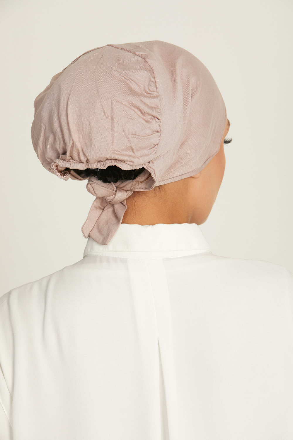 Premium Satin Lined Tie Back Hijab Caps