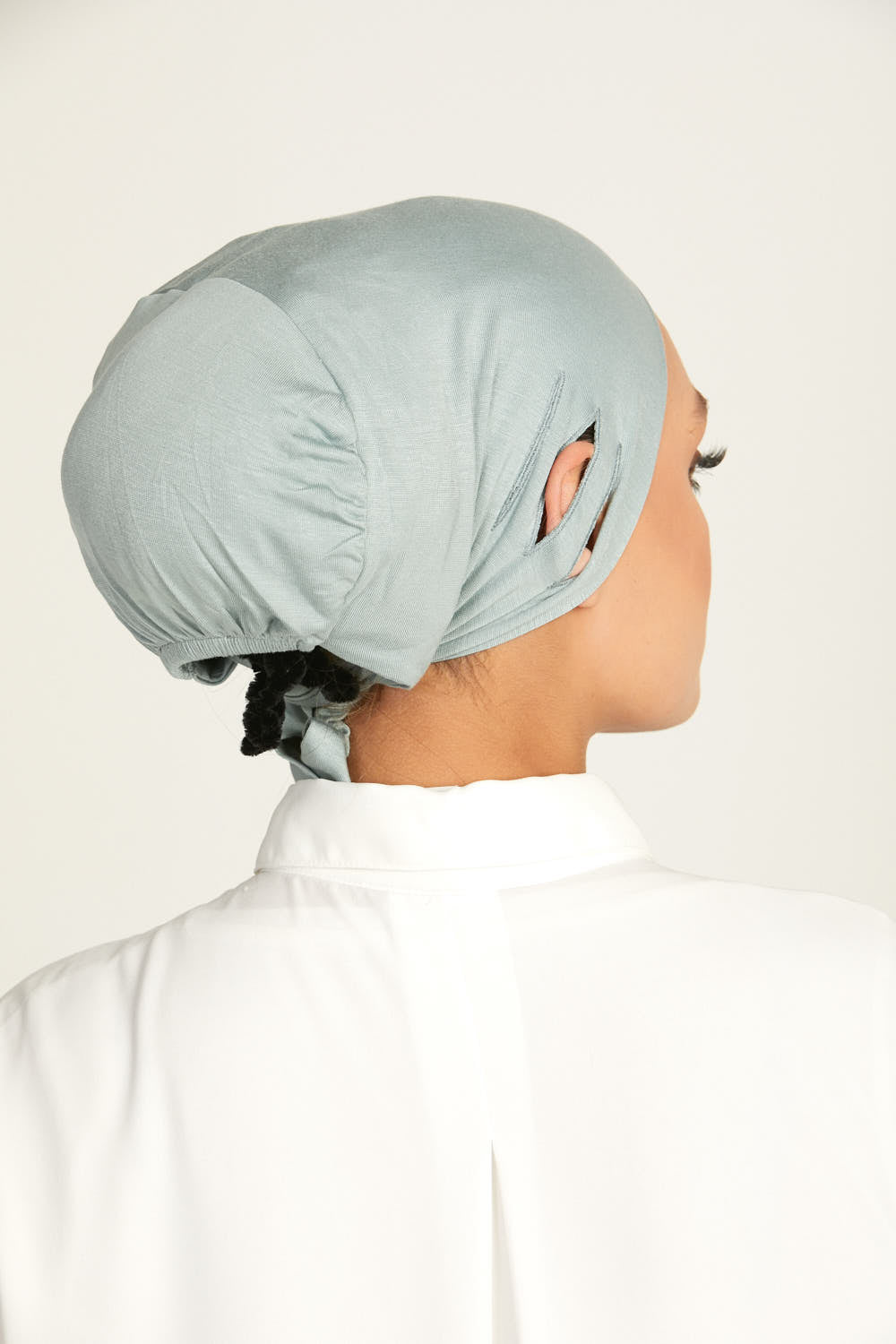 Slit Tie Back Hijab Caps