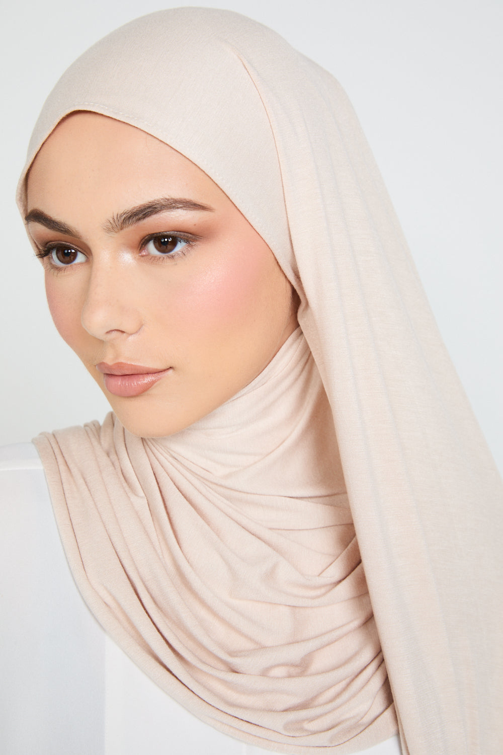 Moonstone Cream Jersey Hijab