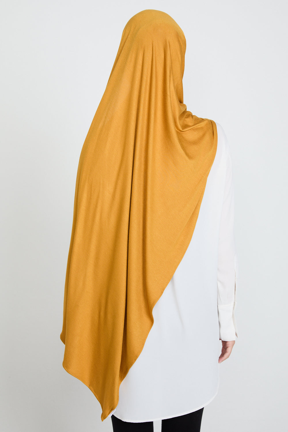 Golden Saffron Jersey Hijab