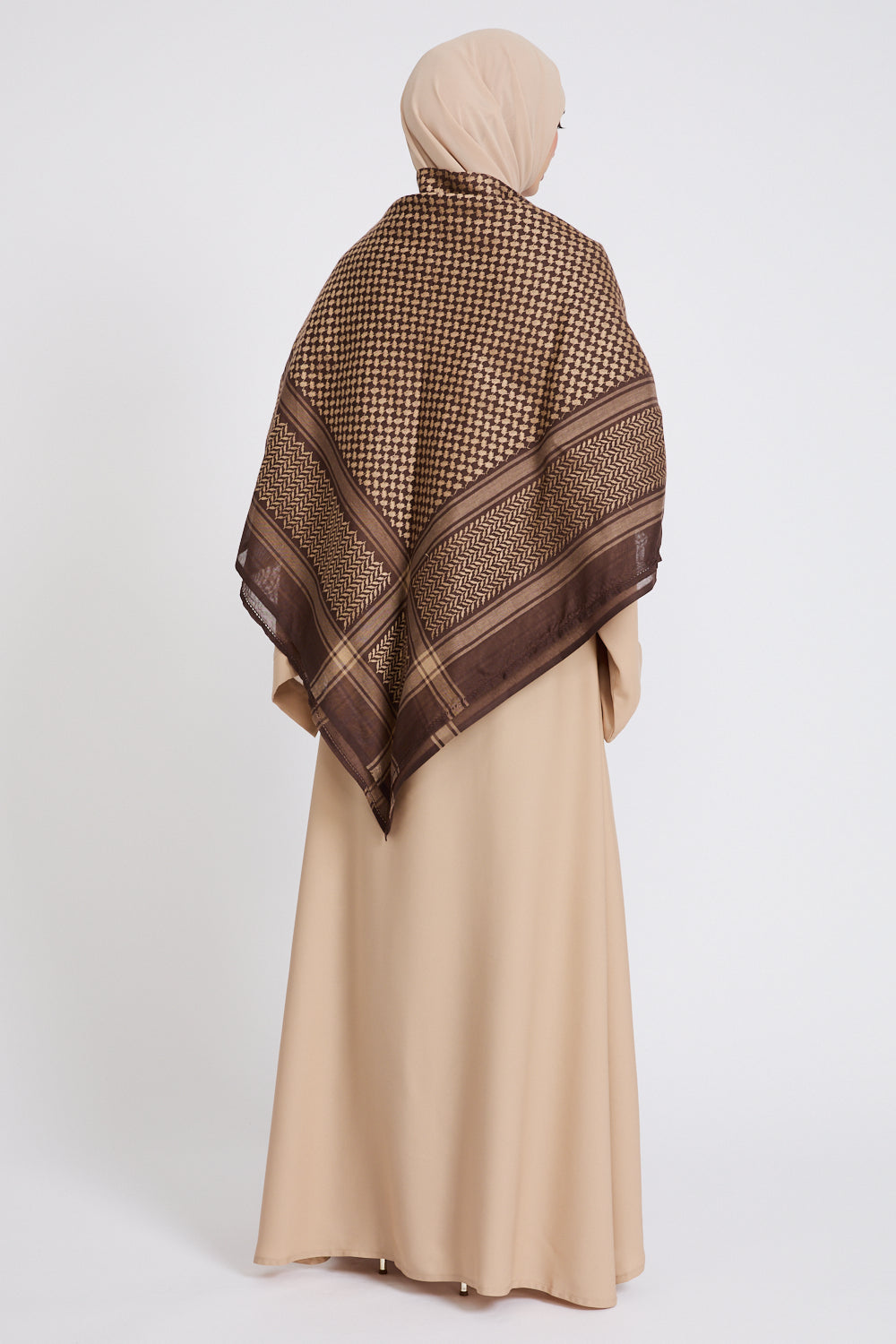 Keffiyeh Scarf - Cappuccino