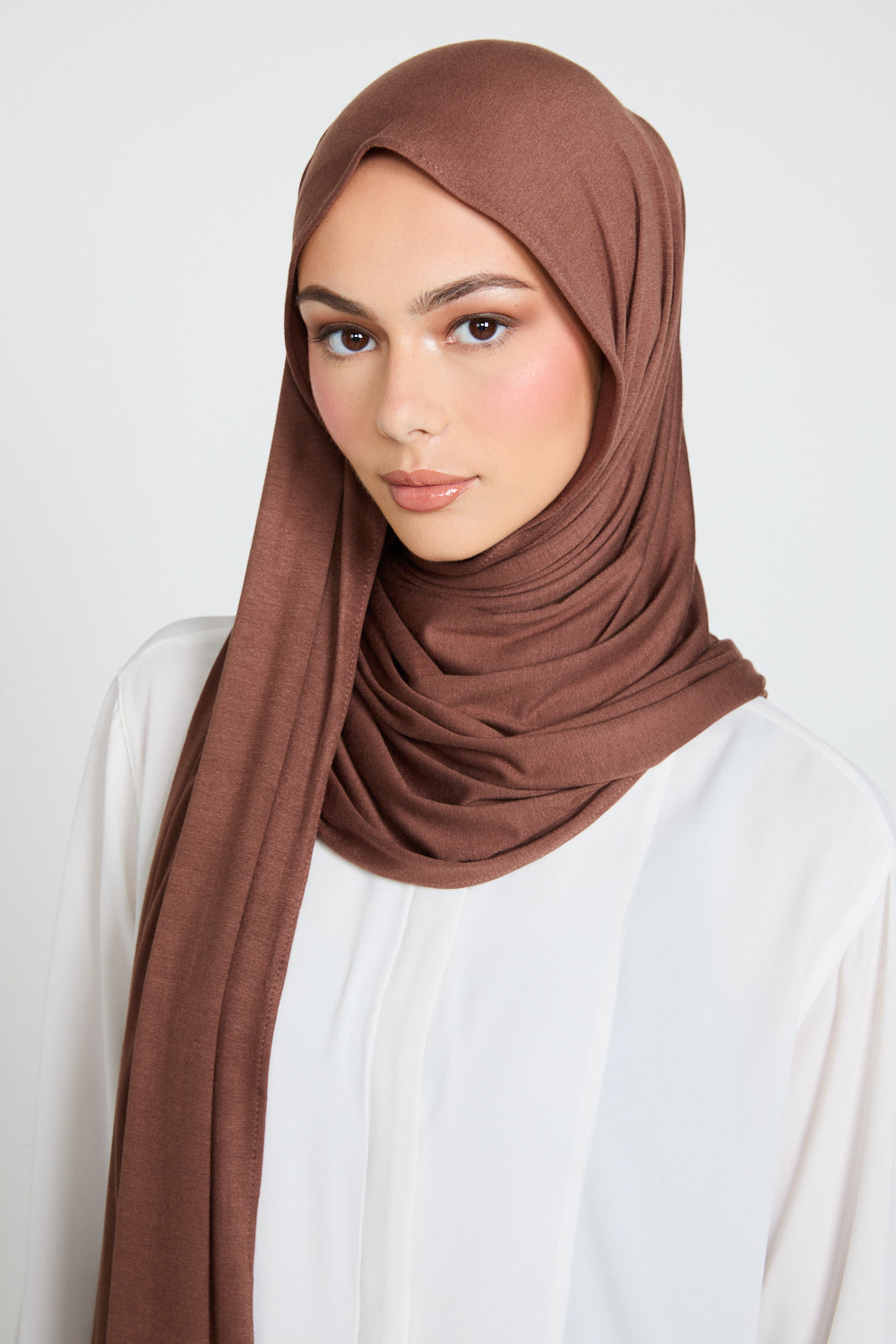 Smoked Chestnut Jersey Hijab