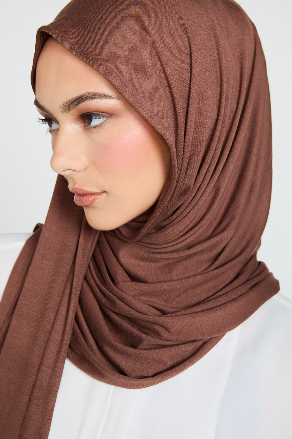 Smoked Chestnut Jersey Hijab